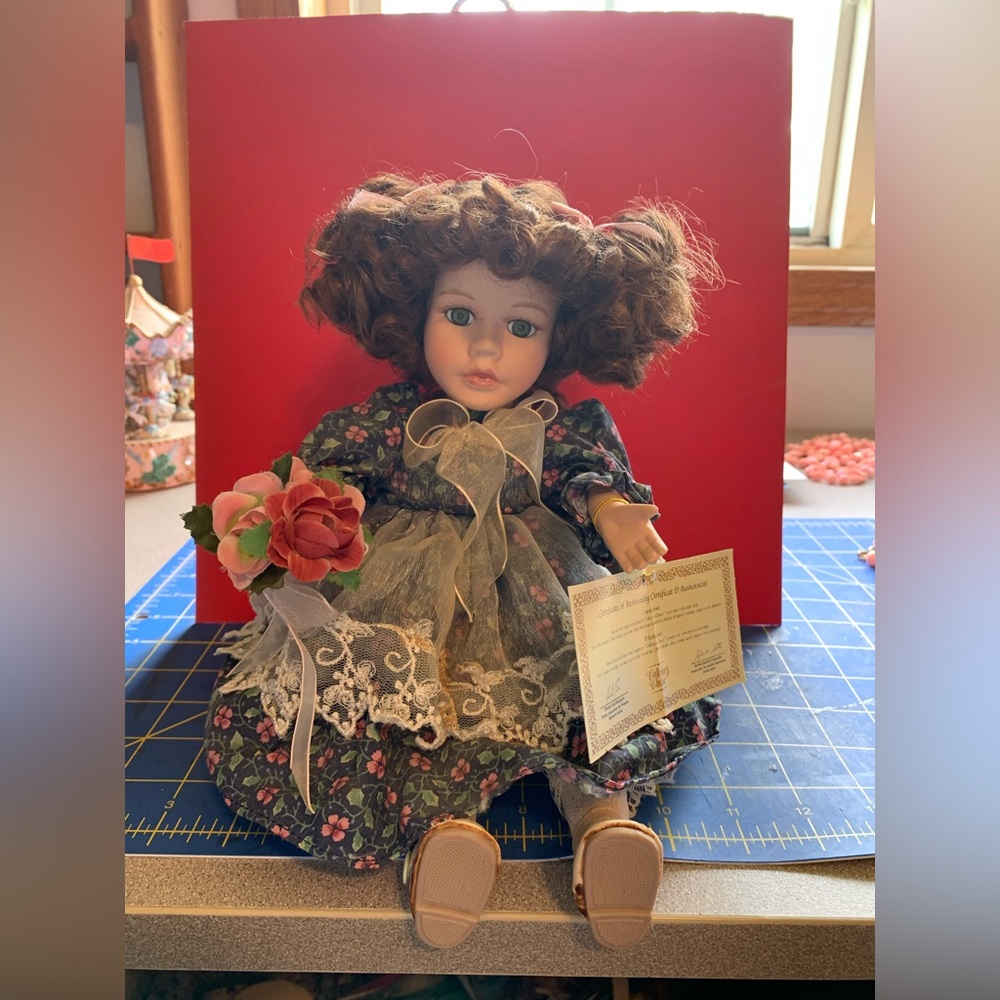 Collectors choice porcelain musical doll